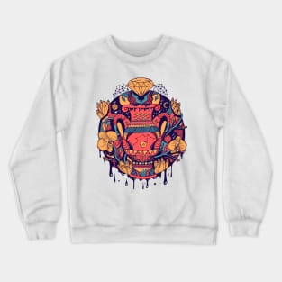 Retro Triad Mystic Aquarius Vase Crewneck Sweatshirt